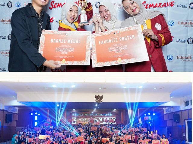 Mahasiswi Akuntansi Universitas Teknokrat Indonesia Kampus Terbaik di Lampung Raih Dua Penghargaan Nasional di Edutalk Fair Competition 2026 Lewat Inovasi Lumpia Ubi Madu